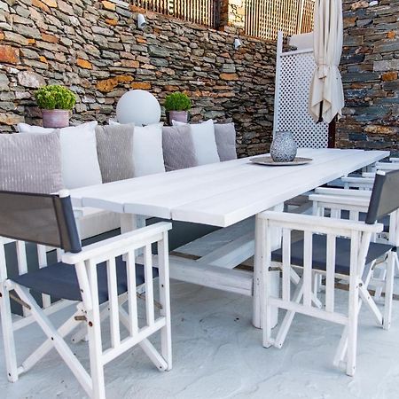 Luxurious Villa Lune With A Swimming Pool And A Fantastic Sea And Sunset View Ioulis Екстериор снимка