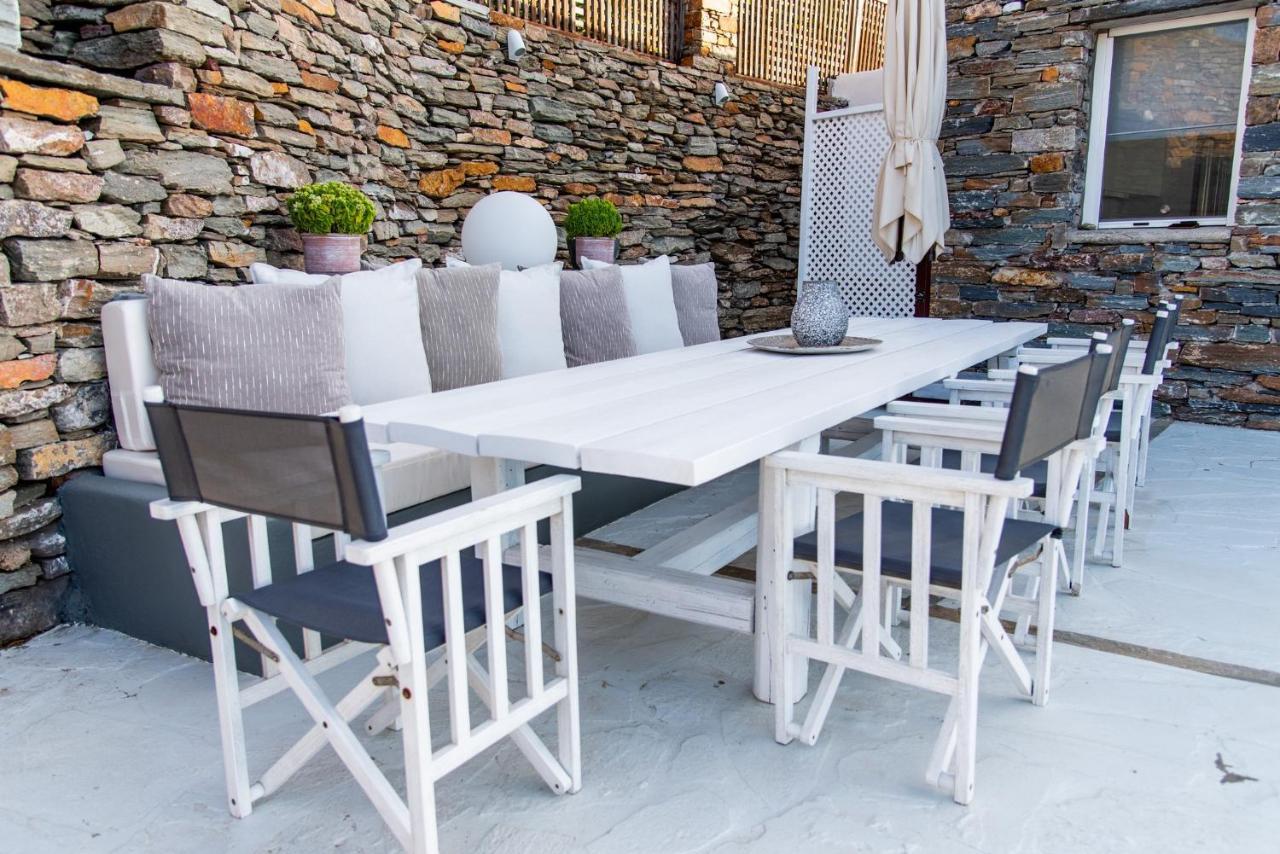 Luxurious Villa Lune With A Swimming Pool And A Fantastic Sea And Sunset View Ioulis Екстериор снимка